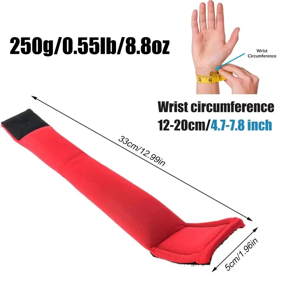 2Pcs 1LB Weight Ankle Weights Breathable Material Durable Construction Wrist Weights Weight-Bearing Fitness Comfortable Design