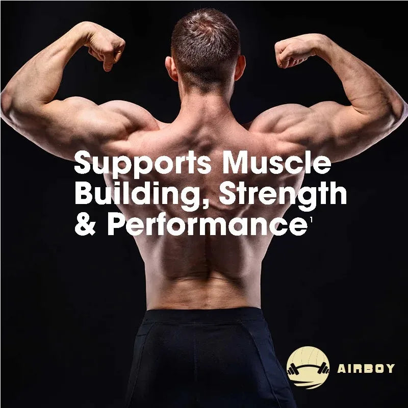 Creatine Monohydrate Capsules - Strength, Muscle, Performance Supplement for Men and Women, Non-GMO and Gluten-Free