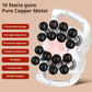 Wireless 16-Head Fascia Massage Gun Deep Tissue Percussion Massager for Muscle Soreness Relief Full Body Use Rechargeable