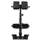 103*70*113 cm/ 40.55*27.55*44.48 in Black Home Fitness Workout Roman Chair Hyperextension Back Extension Bench Adjustable