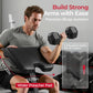 FLYBIRD Adjustable Weight Bench, with Bench Press Rack, Leg Extension and Leg curl, for Home Gym Workout，47IN-Width