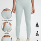 Hearuisavy Summer Super Soft Fabrics High Waist Leggings Gym Yoga Pants Running Workout Tights Push Up Sports Leggings Women