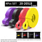 7-Level Resistance Bands Set for Pull Up Assistance, Home Gym - Elastic Silicone Exercise Bands for Physical Therapy, Stretchin