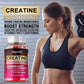 Creatine Monohydrate Gummies - Increases Endurance, Builds Muscle, Improve Athletic Performance, Energy and Focus, Non-GMO