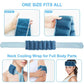 35x9cm Reusable Cooling Ice Scarf – Summer Neck Wrap & Pet Cooler, Hydrating Polymer Core,Chill Activated for Sports&Heat Relief
