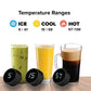 Stainless Steel Smart Water Bottle, Leak Proof, Double Walled, Keep Drink Hot & Cold, LCD Temperature Display