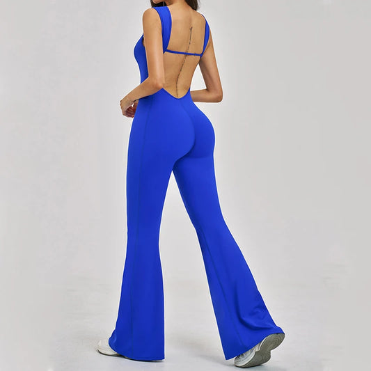 Yoga Jumpsuit Women One Piece Sports Set Fitness Bodysuit Workout Clothes for Women Sportwear Buttock lifting Set Activewear
