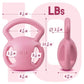 Strength Training Kettlebells for Women, Wide Multigrip Textured Handle for Home Gym Exercises amp Full Body Workout, Single 525