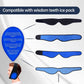 Wisdom Teeth Ice Pack Head Wrap for Pain Relief  Cold Hot Therapy for Face Jaw & Oral Surgery with 4 Gel Packs, Tooth Extraction