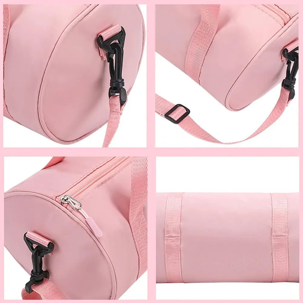 New Mini Gym Bag Solid Color Waterproof Sports Bags Large Capacity Lightweight Yoga Bag for Women