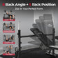FLYBIRD Adjustable Weight Bench, with Bench Press Rack, Leg Extension and Leg curl, for Home Gym Workout，47IN-Width
