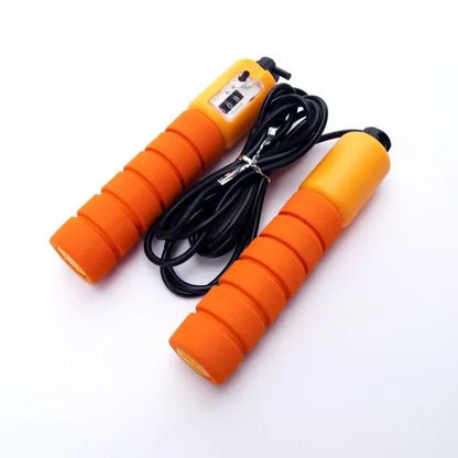 Professional Sponge Electronic Counting Jump Rope Pattern Jump Rope Student Middle School Fitness Jump Rope Fitness Professional
