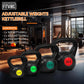 4-Piece Kettlebell Set for Strength Training with Ergonomic Handles and Durable Design