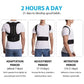 1 Reinforced Belt Lumbar Column Posture Corrector Vest Adjustable Back Support Strap Shoulder Spine Brace Neck Stretcher Trainer