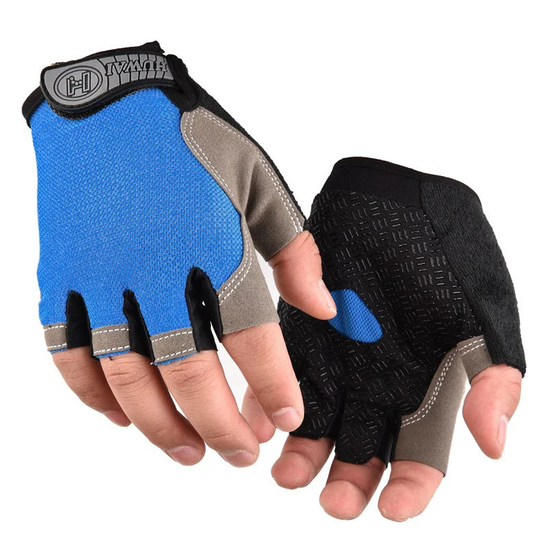 Mtb Gloves Cycling Breathable Gym Workout Gloves for Men Women Half Finger Non-slip Weight Lifting Motorcycle Fitness Gloves