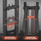 Adjustable 3-Tier Dumbbell Rack, Heavy-Duty Weight Stand for Home Gym with 1100LB Capacity