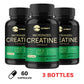 Creatine Monohydrate Capsules - Strength, Muscle, Performance Supplement for Men and Women, Non-GMO and Gluten-Free