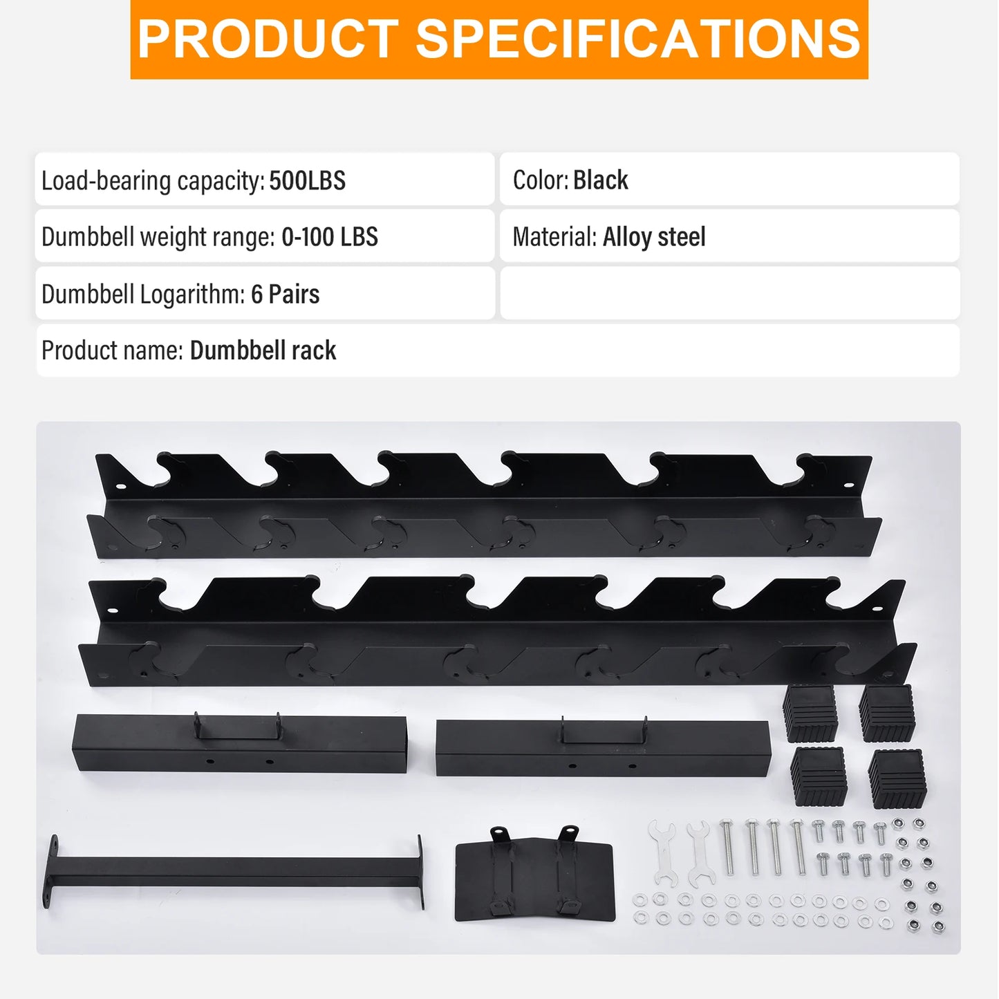 Dumbbell Rack Stand Heavy Duty Dumbbell Stand Space Saver Tree Shape Weight Stand Storage Organizer for Gym Workout