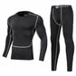 Men's Bodybuilding Activewear Fitness Suit with Elastic Compression Tights Slim Fit Workout Pants and Gym Muscle Boosting Runnin