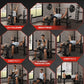 Adjustable 4-in-1 Weight Bench Set with Leg Developer Barbell Rack Butterfly Arm Preacher, Foldable Workout Bench for Home Gym