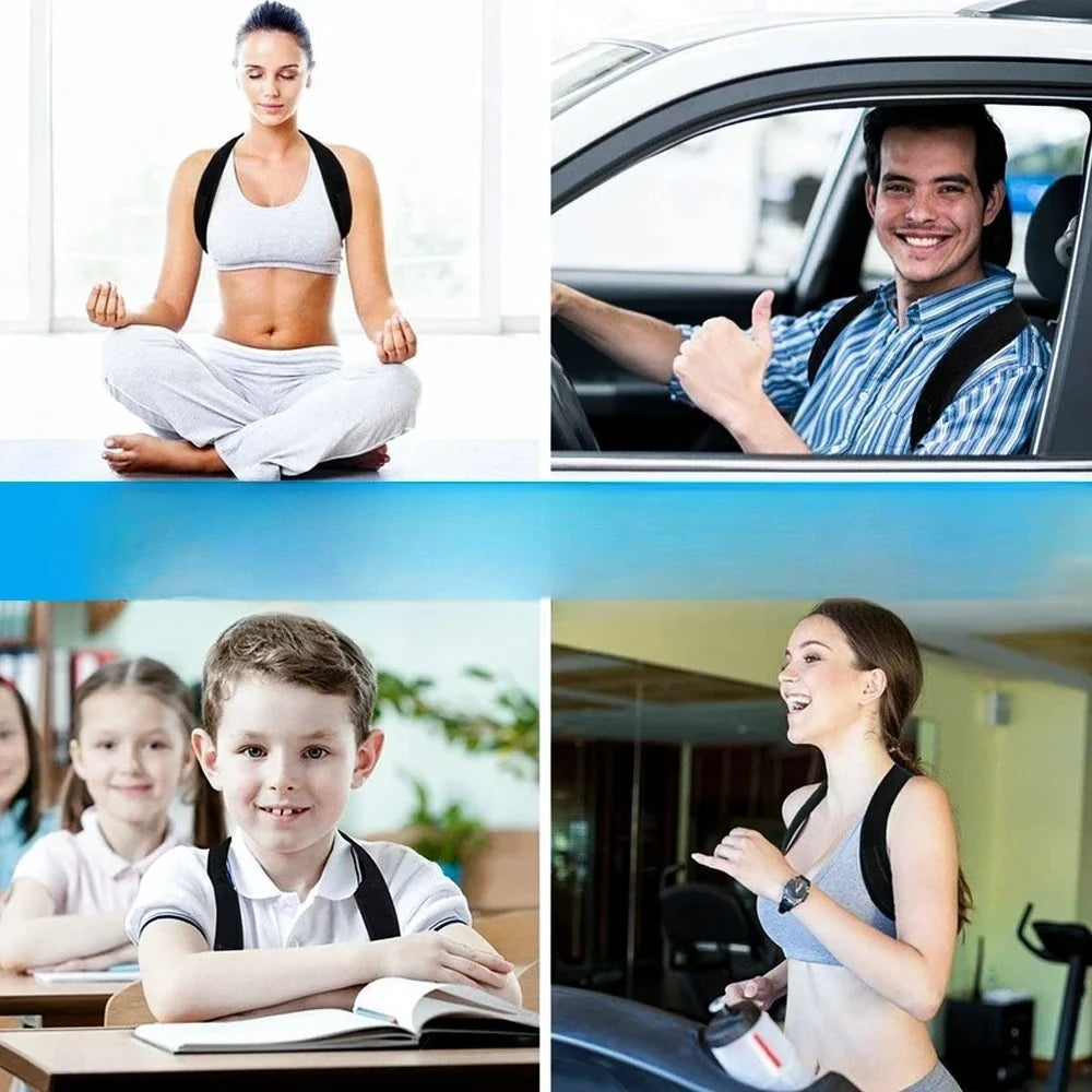 Back Shoulder Posture Corrector Belt Clavicle Spine Support Reshape Your Body Home Office Sport Upper Back Neck Brace