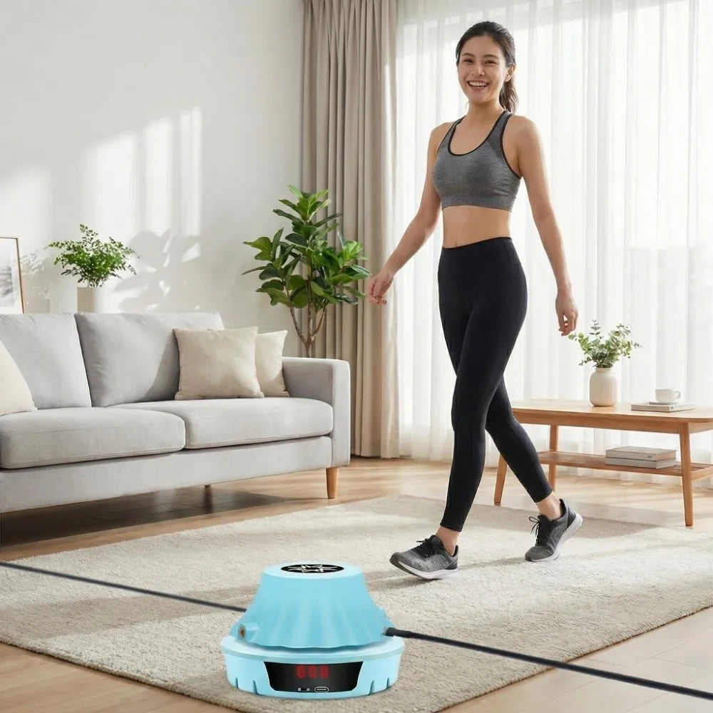 Remote Control Smart Skipping Machine Adjustable Speed LED Display Automatic Jump Rope Automatic Counting Dense Structure